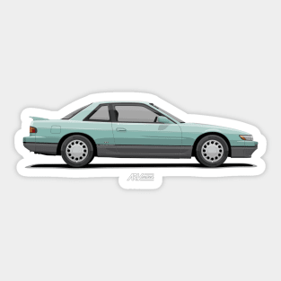 Silvia S13 Green Grey Sticker